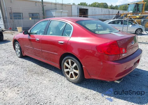 2006 Infiniti G35X из США, поврежденный, VIN JNKCV51F76M611979